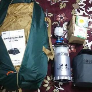 【再値下げ】コールマンラウンドスクリーン2ルームとランタン2個セット