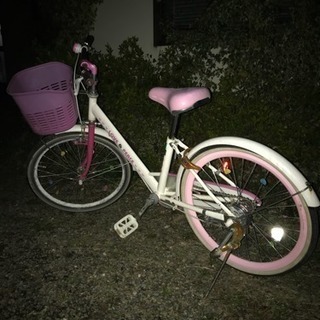 子供用自転車  ピンクと白(取引中)