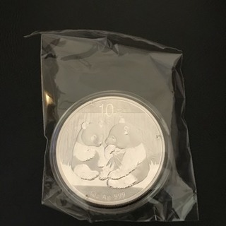 🐼パンダ銀貨❗️中国発行 1オンス 10元銀貨 2009年