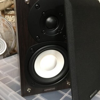 KENWOOD社製コンポKシリーズK–505シルバーボディとウッドゴールドスピーカーの組み合わせ KENWOOD社製コンポKシリーズK–505シルバーボディとウッドゴールド