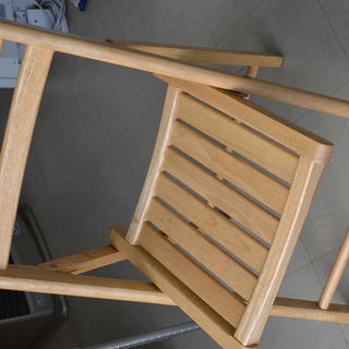 木製　木の折りたたみ椅子