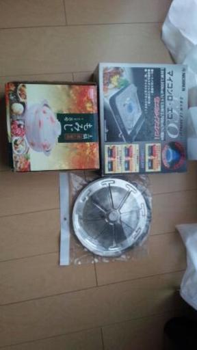 カセットコンロと土鍋