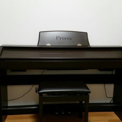 CASIO PX-760BN 同色高低自在イス セット 電子ピアノ プリヴィア