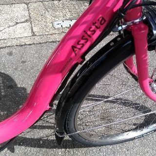 ブリヂストン電動自転車　アシスタデラックス　２６インチ　ディープピンク　Ａ6ＤＣ38