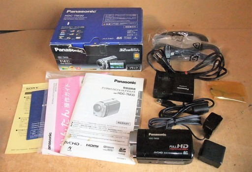 パナソニック Panasonic HDC-TM30 デジタルハイビジョンビデオカメラ ブラック◆デジタルハイビジョンビデオカメラ