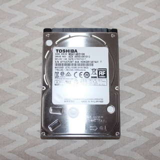 HDD　１TB(2.5inch内蔵用ハードディスク）