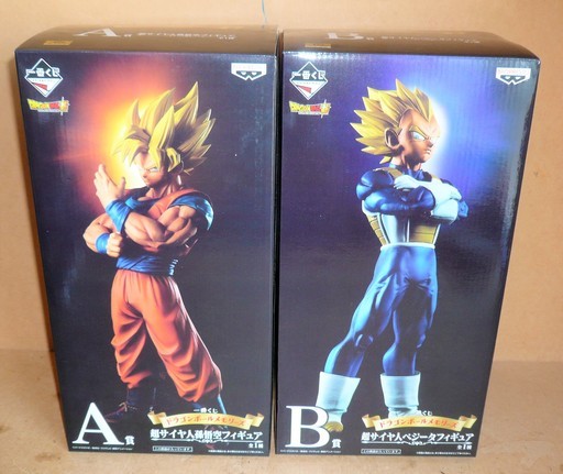 ☆\t一番くじ ドラゴンボール フィギュア ドラゴンボールメモリーズ 孫悟空 \u0026 ベジータ 超サイヤ人 スーパーサイヤ人◆A賞B賞セット
