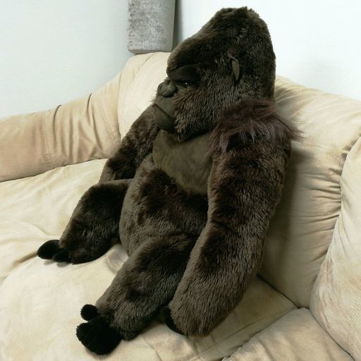 ゴリラのぬいぐるみ 存在感も抱き心地もバツグン かわいい タグ付 上野動物園 Jm4 取りに来られる方限定 はぁとらいん 尼崎のおもちゃ ぬいぐるみ の中古あげます 譲ります ジモティーで不用品の処分