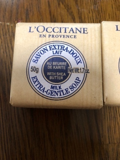 ロクシタン シアソープミルク50グラム2個 なおすけ 神戸のスキンケアの中古あげます 譲ります ジモティーで不用品の処分