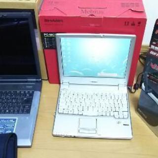 商談中 XPノートパソコン2台とwifiルーターのセット ジャン...