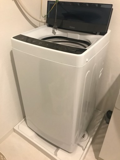 本日18時まで‼️◆広島市西区◆Haier4.5kg 全自動洗濯機(2017.12購入)