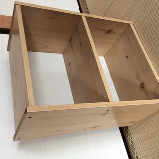 木製二段ボックス☆無料