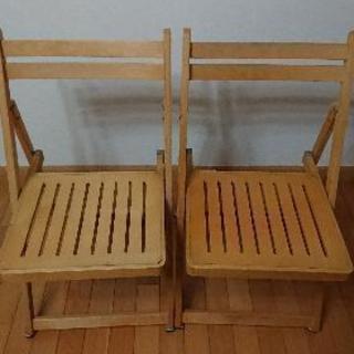 折り畳み 木製椅子