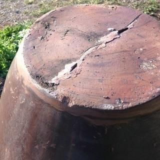 唐津焼 大甕 アンティーク 古道具 レトロ
