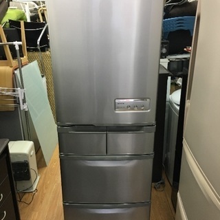2010年製 日立 冷凍冷蔵庫  自動製氷機あり  シルバー  