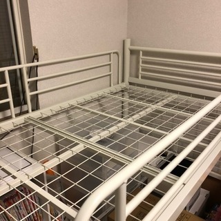 ニッセン 高さを変えられるロフトベッド 宮無 ホワイト