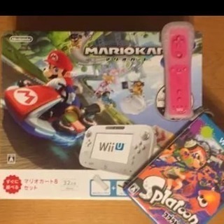 美品 Wii U マリオカート8内蔵32GB セット