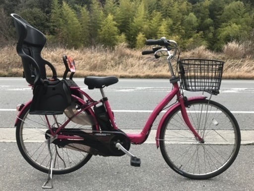 ★後ろ子供乗せ新品付★電動自転車 パナソニック Gyuttoプラス ３人乗り