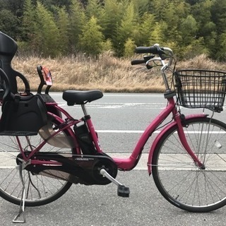 ★後ろ子供乗せ新品付★電動自転車 パナソニック Gyuttoプラ...