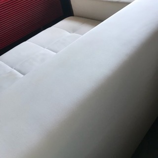 Zanotta社3人がけソファ alfa(白のファブリック)