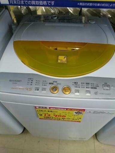 SHARP 全自動洗濯機4.5k ES-45E8 2012年製 中古品 (高く買い取るゾウ中間店)