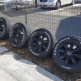 ★美品 バリ山★ハイエース200系 ボクシースタイル25b ブラック グッドイヤーナスカー215/65R16