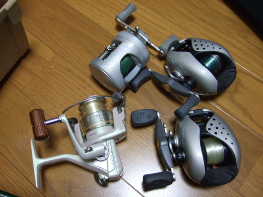 バス釣り用ロッド、リール、ルアーなど