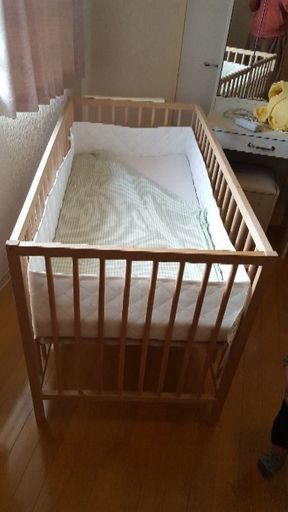 イケア ベビーベッド IKEA 美品