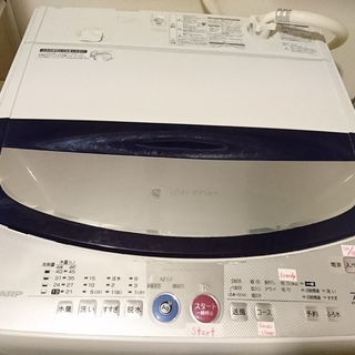 SHAPの洗濯機　7Kg