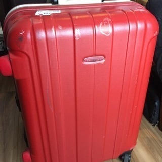 ◆500円◆スーツケース プログレ progres 赤