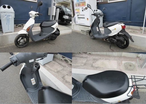 埼玉川口発！スズキ　レッツ４　ホワイト　後期型　即引渡し可能！ 埼玉川口発！スズキ レッツ4 後期ホワイト！即引渡し可能！