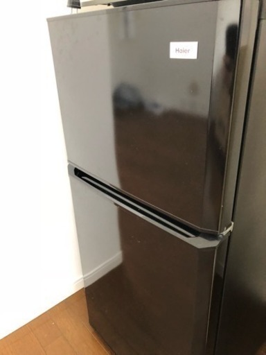 ハイアール 冷凍冷蔵庫 JR-N106E 2012年製 ２ドア 106ℓ ブラック 中古