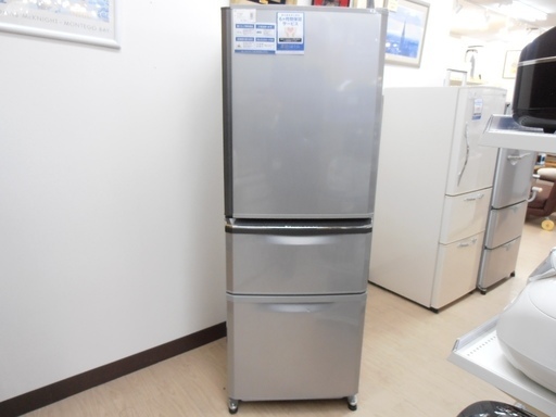 安心の6ヶ月保証付！2011年製MITSUBISHIの3ドア冷蔵庫です！