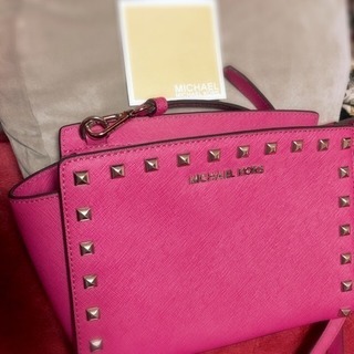MICHEAL KORS レアカラーショルダーバッグ【極美品】