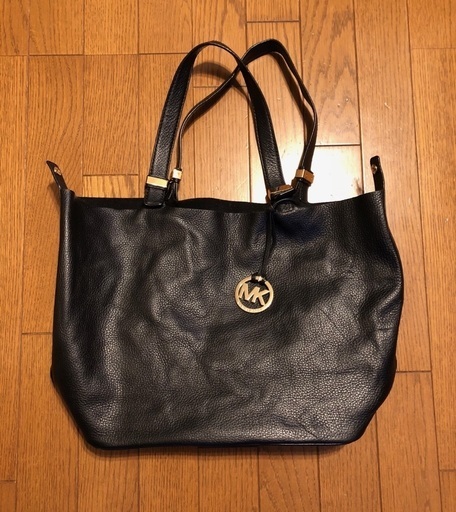 Michael　Kors　ブラックレザーバッグ