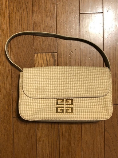 GIVENCY　ハウンドトゥースチェック　バッグ♡ ミニポーチ付き
