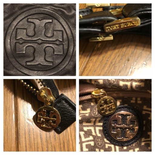 お値下げしました！Tory Burch　ブラックレザーバッグ　保存袋付き♡