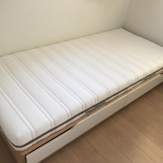 IKEA ★MANDAL/シングルベッド★MALVIK/マットレス
