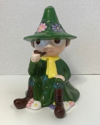 スナフキン 陶器 貯金箱