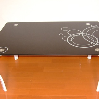 ★ニトリ おしゃれなセンターテーブル（ガラステーブル）幅90cm 美品