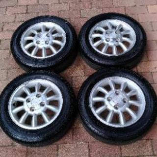 155/65R13 アルミホイール＆タイヤ4本