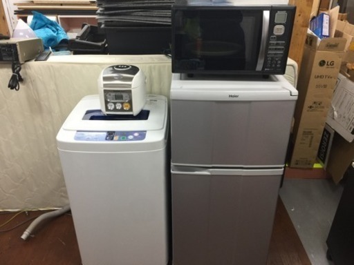 家電4点セット！新生活にいかがですか？