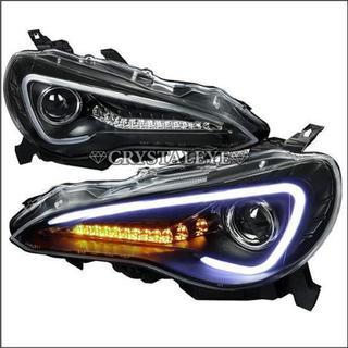 ZN6 ハチロク 86 ＬＥＤライトバーヘッドライトV3 シーケンシャル 流れるウインカー ハロゲン車用 ブラックタイプ