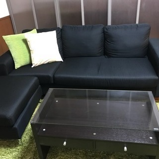 3人掛けソファ&テーブルセット