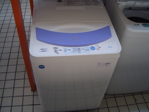 ☆高く買取るゾウ　八幡西店☆【直接引取限定】ナショナル　洗濯機　4.5Kg　2008年製　お買い得です！