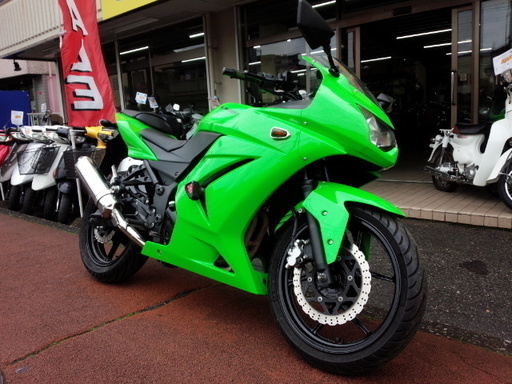 NO.1926  Ninja 250R(ニンジャ250) 水冷4サイクル2気筒 インジェクション 　ステンレスマフラー　他カスタム　☆彡