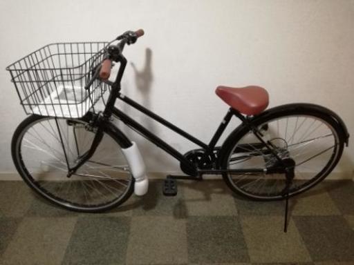 お急ぎの方 !!【新品.自転車 】              6段ギア式シティーサイクル26インチ