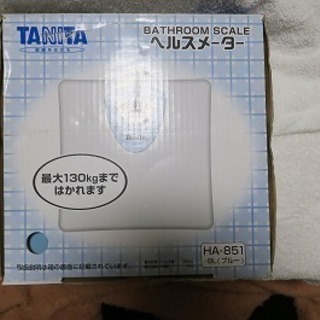 タニタ 体重計 アナログヘルスメーター HA-851-BL ブルー 