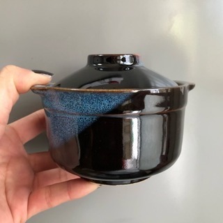 新品 未使用 蓋つき陶器カップ スプーン付き