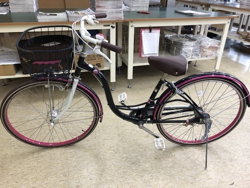 子供用26インチ自転車黒ピンク Toma 武蔵新城のその他の中古あげます 譲ります ジモティーで不用品の処分